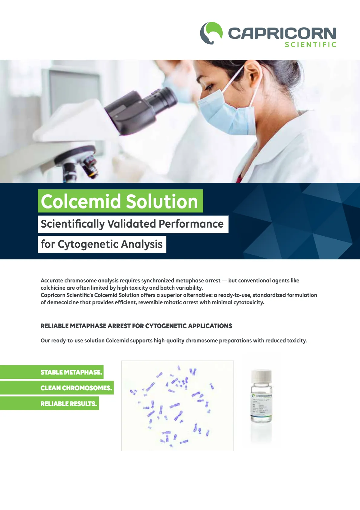 Colcemid Solution: Scientifically Validated Performance for Cytogenetic Analysis