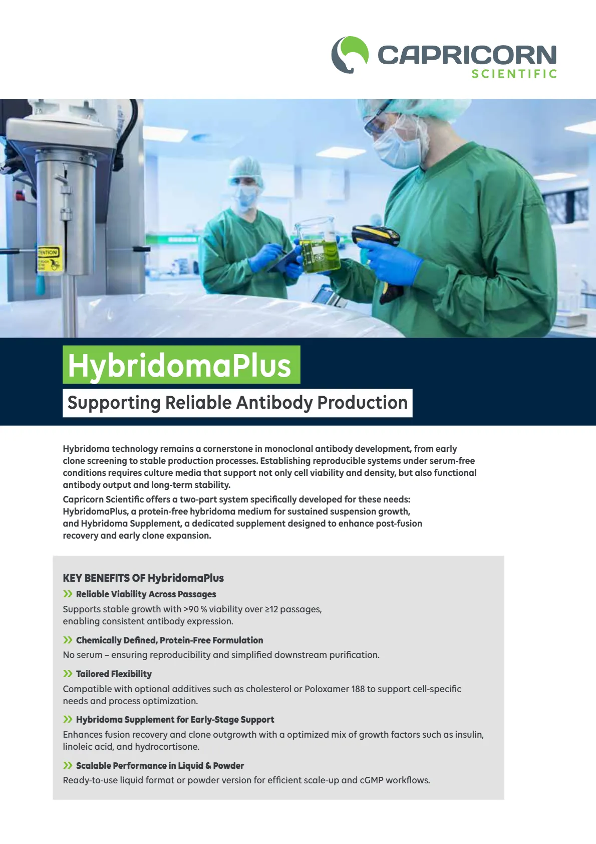 HybridomaPlus: Supporting Reliable Antibody Production