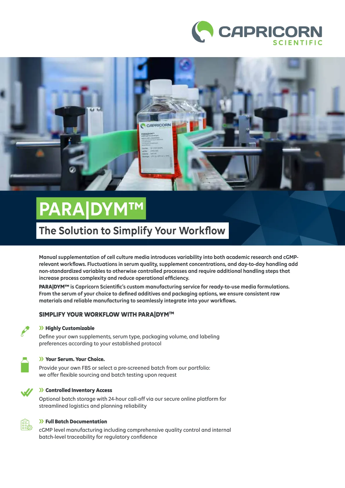 PARA|DYM™: The Solution to Simplify Your Workflow