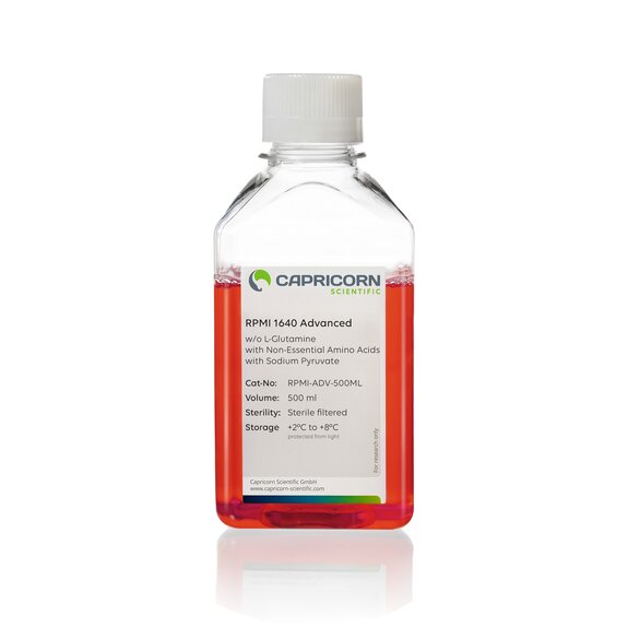 RPMI 1640 Advanced, without L-Glutamine, with Non-Essential Amino Acids, with Sodium Pyruvate