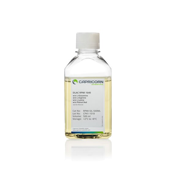 SILAC RPMI 1640, w/o L-Arginine, w/o L-Lysine, w/o L-Glutamine, w/o Phenol Red