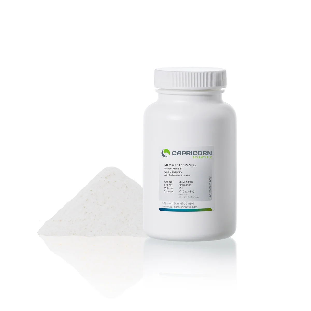 MEM with Earle’s Salts, Powder, 10 L, Glutamine, no NaHCO3