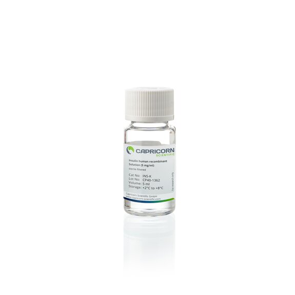 Insulin, Human Recombinant, Solution (5 mg/ml)