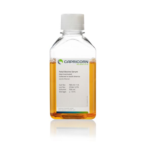 Fetal Bovine Serum Advanced (FBS Advanced), Heat Inactivated (HI), Collected in South America